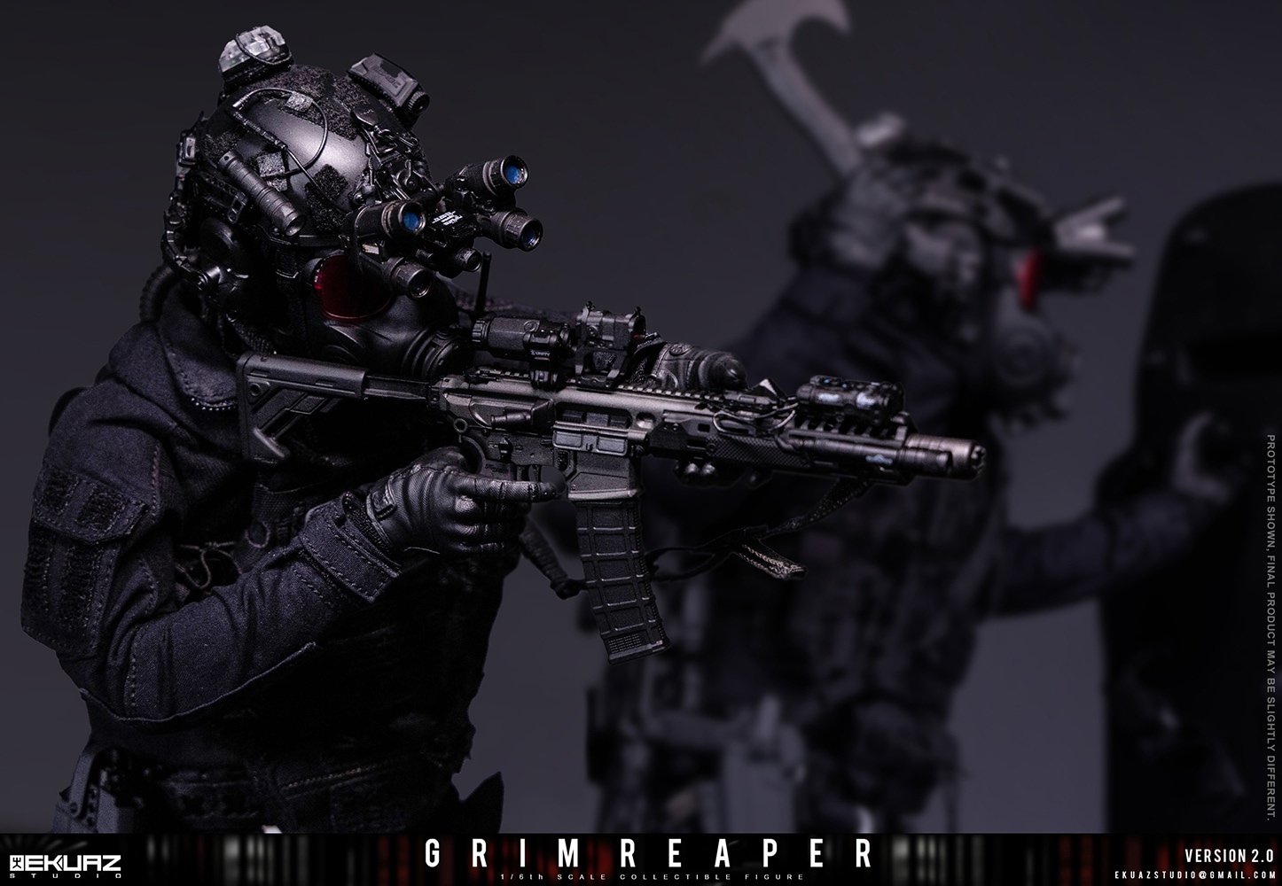 予約 EKUAZ STUDIO 1/6 Grim Reaper 2.0 Elite Guard 通常版 EKS015