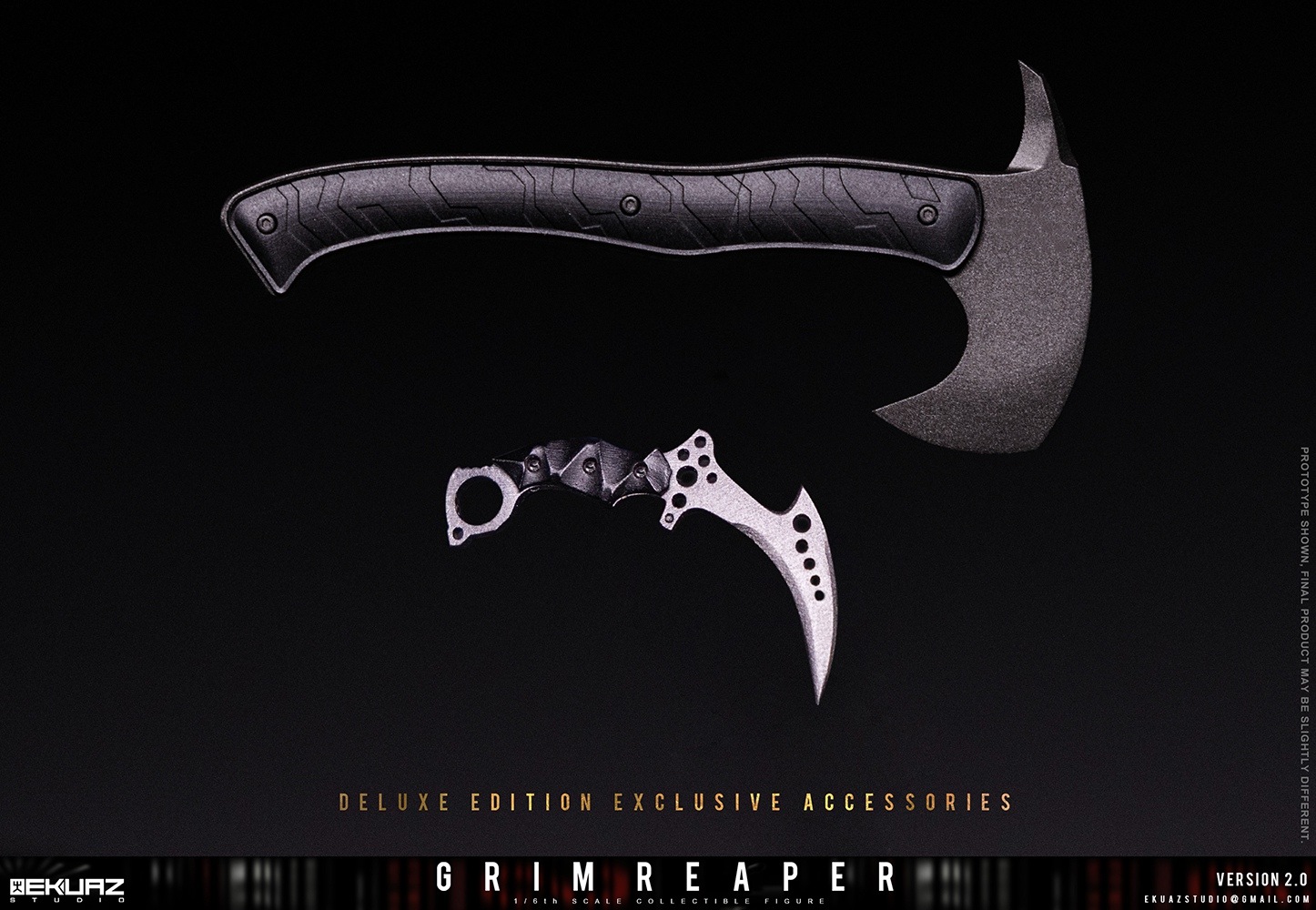 予約 EKUAZ STUDIO 1/6 Grim Reaper 2.0 Elite Guard 通常版 EKS015