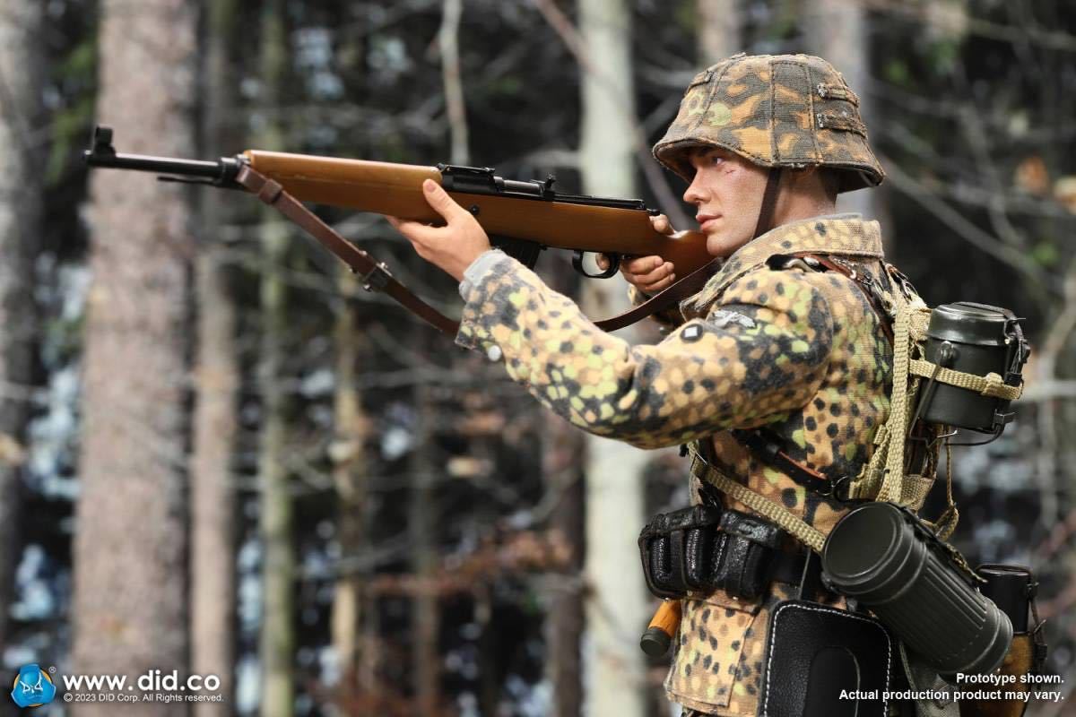 1/6 DID 1/6 第12SS装甲師団下士官 ドイツ軍 DID 1/6 WW2 ドイツ武装親衛隊 第12SS装甲師団 親衛隊 一等兵 リオ 未