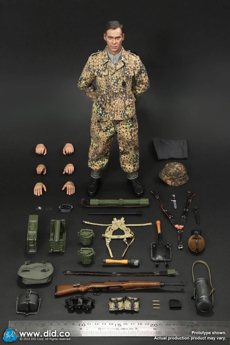 1/6 DID 1/6 第12SS装甲師団下士官 ドイツ軍 DID 1/6 WW2 ドイツ武装親衛隊 第12SS装甲師団 親衛隊 一等兵 リオ 未