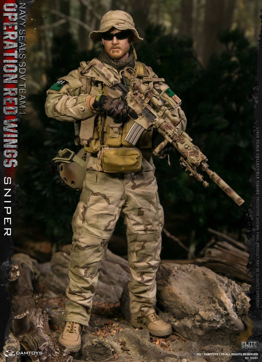 DAMTOYS ネイビーシールズ SDV チーム1 レッドウィングス スナイパー DAMTOYS 1/6 米海軍特殊部隊 ネイビーシールズ SDVチーム1 レッド