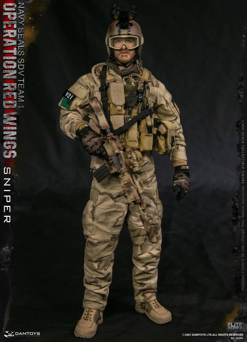 DAMTOYS 1/6 米海軍特殊部隊 ネイビーシールズ SDVチーム1 レッド