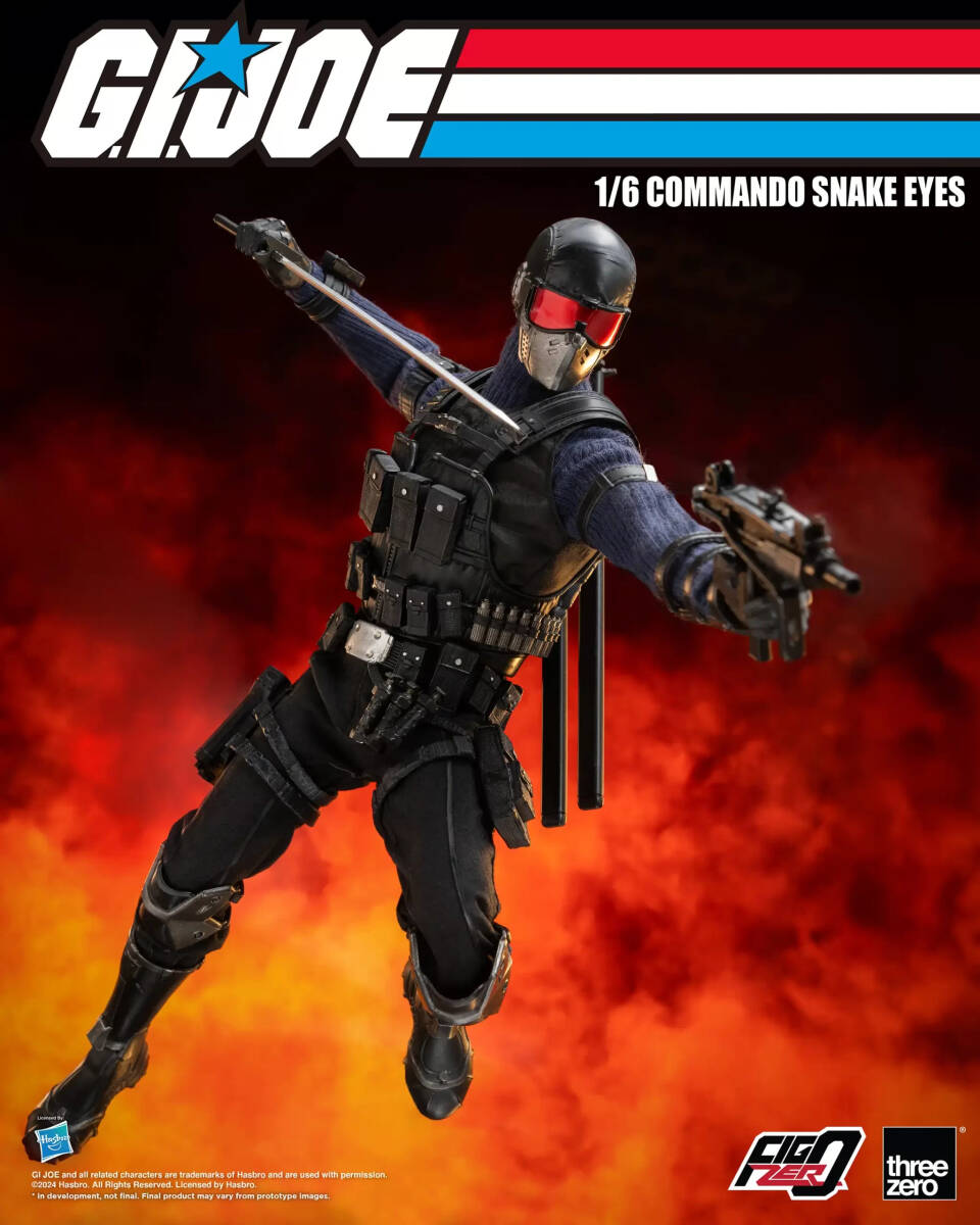threezero 1/6 フィグゼロ G.I.ジョー コマンドー スネークアイズ 未