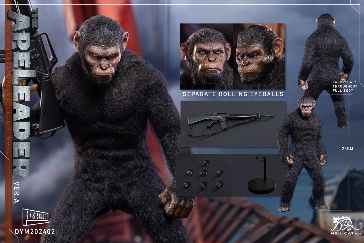 予約 Hellcat 1/6 エイプ リーダー DYM202402A Ape Leader Collectible