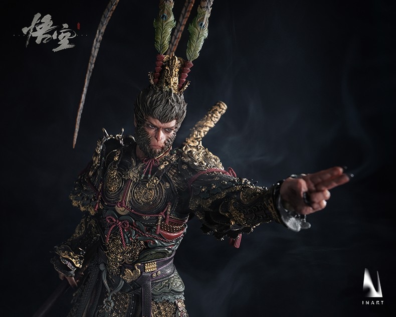 INART 1/6 黒神話: 悟空 天命人 ゴールドアーマー版 Wukong INART 1/6 黒神話: 悟空 天命人 ゴールドアーマー.Ver Black