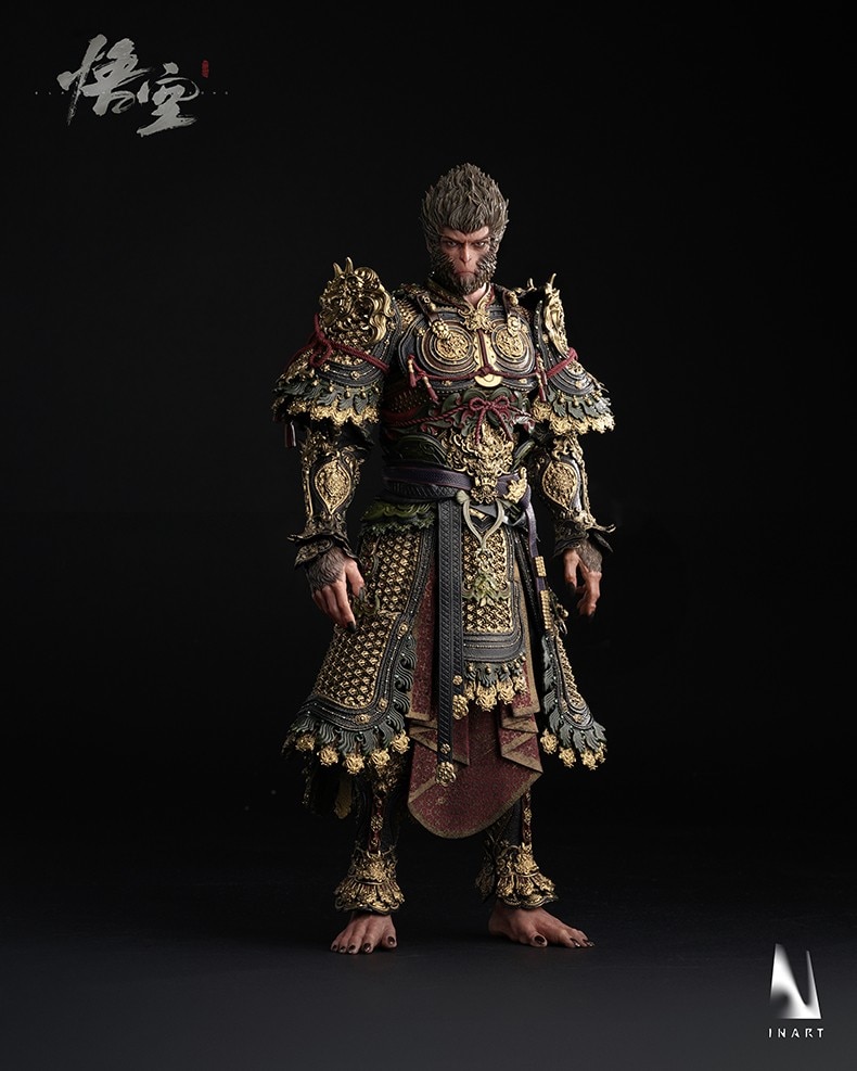 INART 1/6 黒神話: 悟空 天命人 ゴールドアーマー版 Wukong INART 1/6 黒神話: 悟空 天命人 ゴールドアーマー.Ver Black