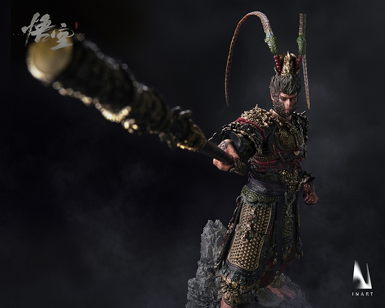 黒神話　悟空　wukong　天命人　inart　ホットトイズ　1/6　フィギュア INART 1/6 黒神話: 悟空 天命人 ゴールドアーマー.Ver Black