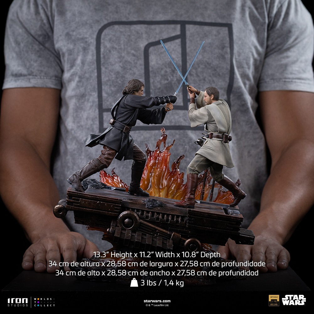 予約 Iron Studios 1/10 『スター・ウォーズ』 アナキン vs オビ＝ワン