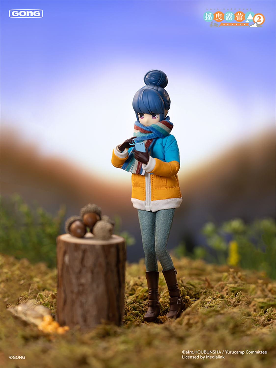 予約 GONG Studio 1/8 『ゆるキャン△』 各務原 なでしこ & 志摩 リン