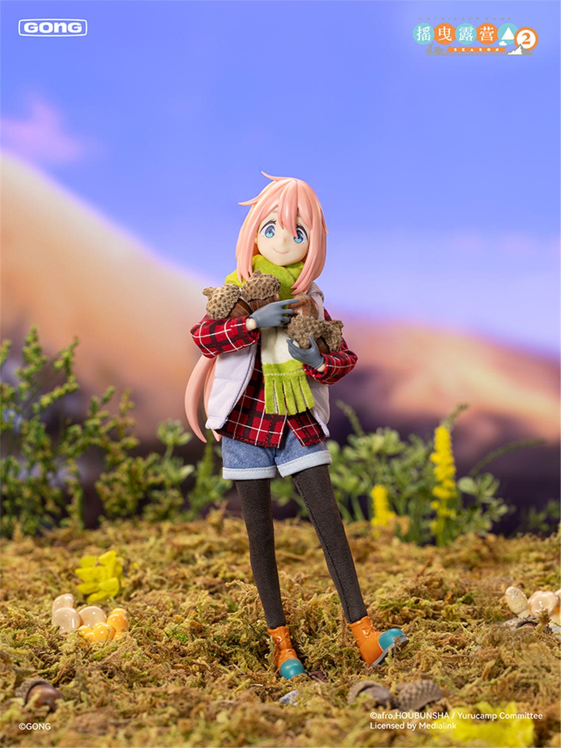 GONG Studio 1/8 『ゆるキャン△』 各務原 なでしこ & 志摩 リン Laid