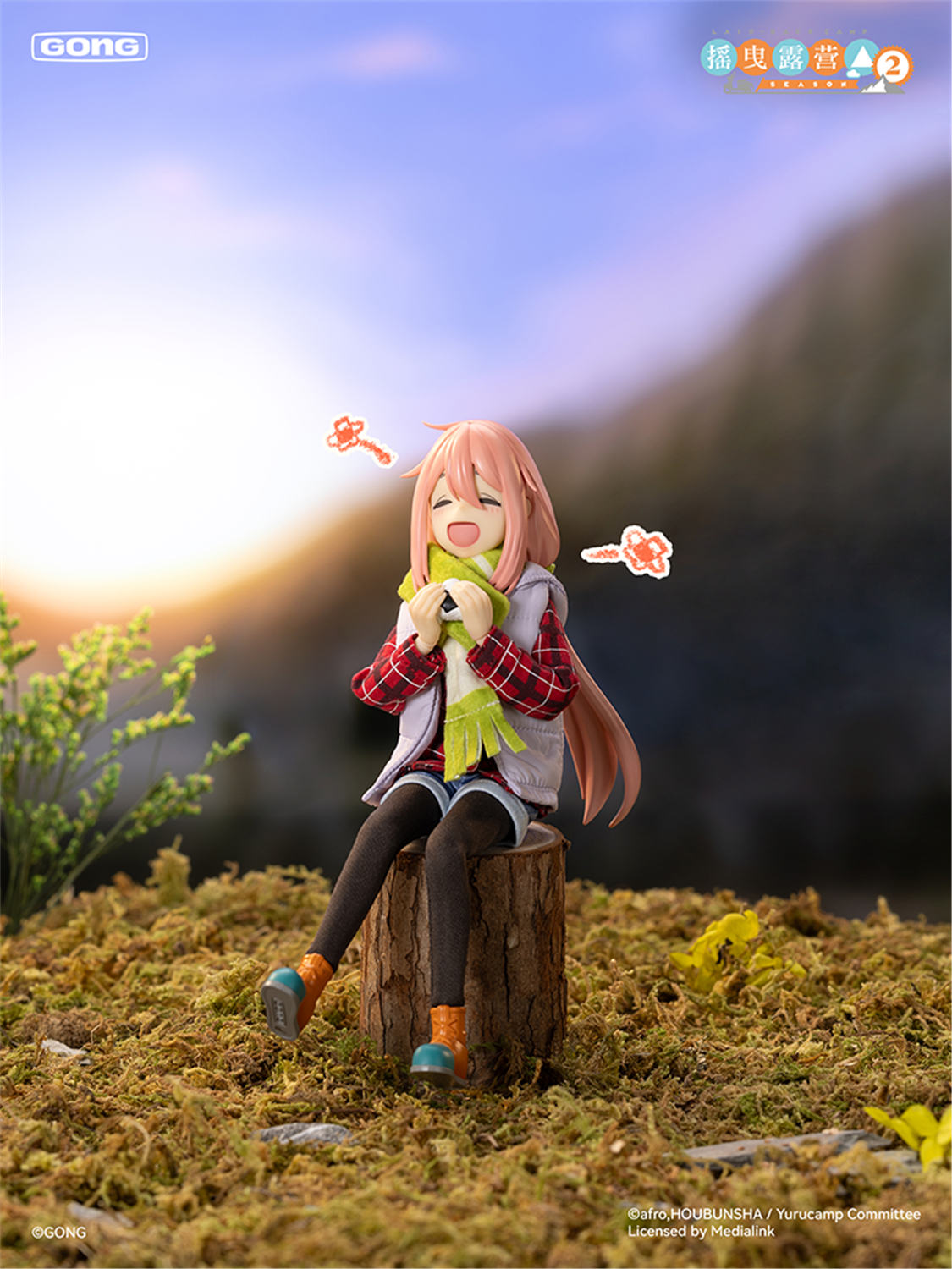 GONG Studio 1/8 『ゆるキャン△』 各務原 なでしこ & 志摩 リン Laid