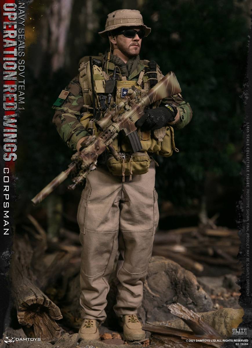 DAMTOYS 1/6 米海軍特殊部隊 ネイビーシールズ SDVチーム1 レッド