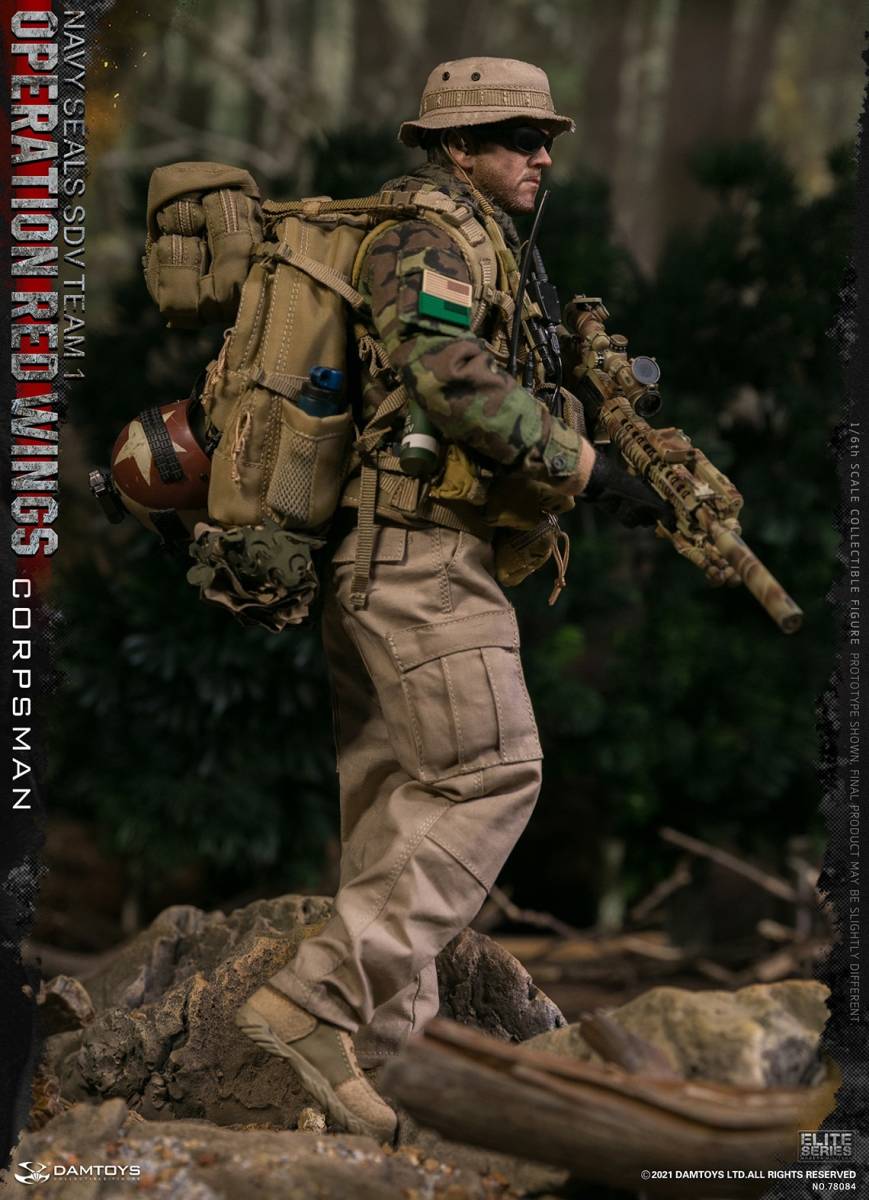DAMTOYS 1/6 米海軍特殊部隊 ネイビーシールズ SDVチーム1 レッド