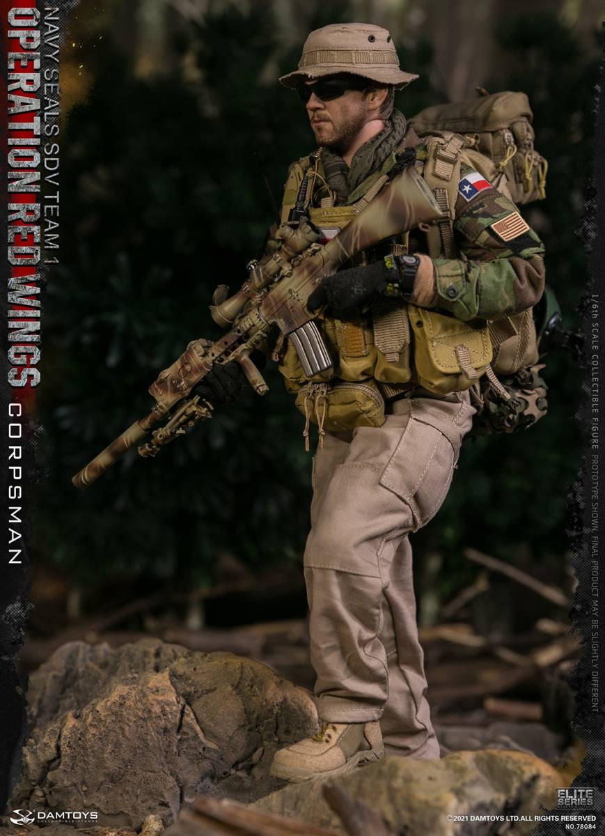 DAMTOYS 1/6 米海軍特殊部隊 ネイビーシールズ SDVチーム1 レッド