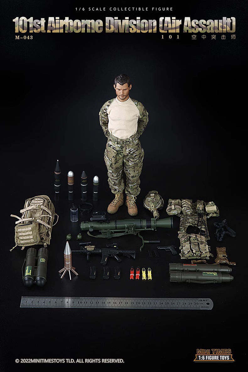 1/6アクションフィギュア アメリカ第101空挺師団空挺部隊（MTT-M043） mini times toys 1/6 第101空挺師団 新品未開封 M043 101st Airborne