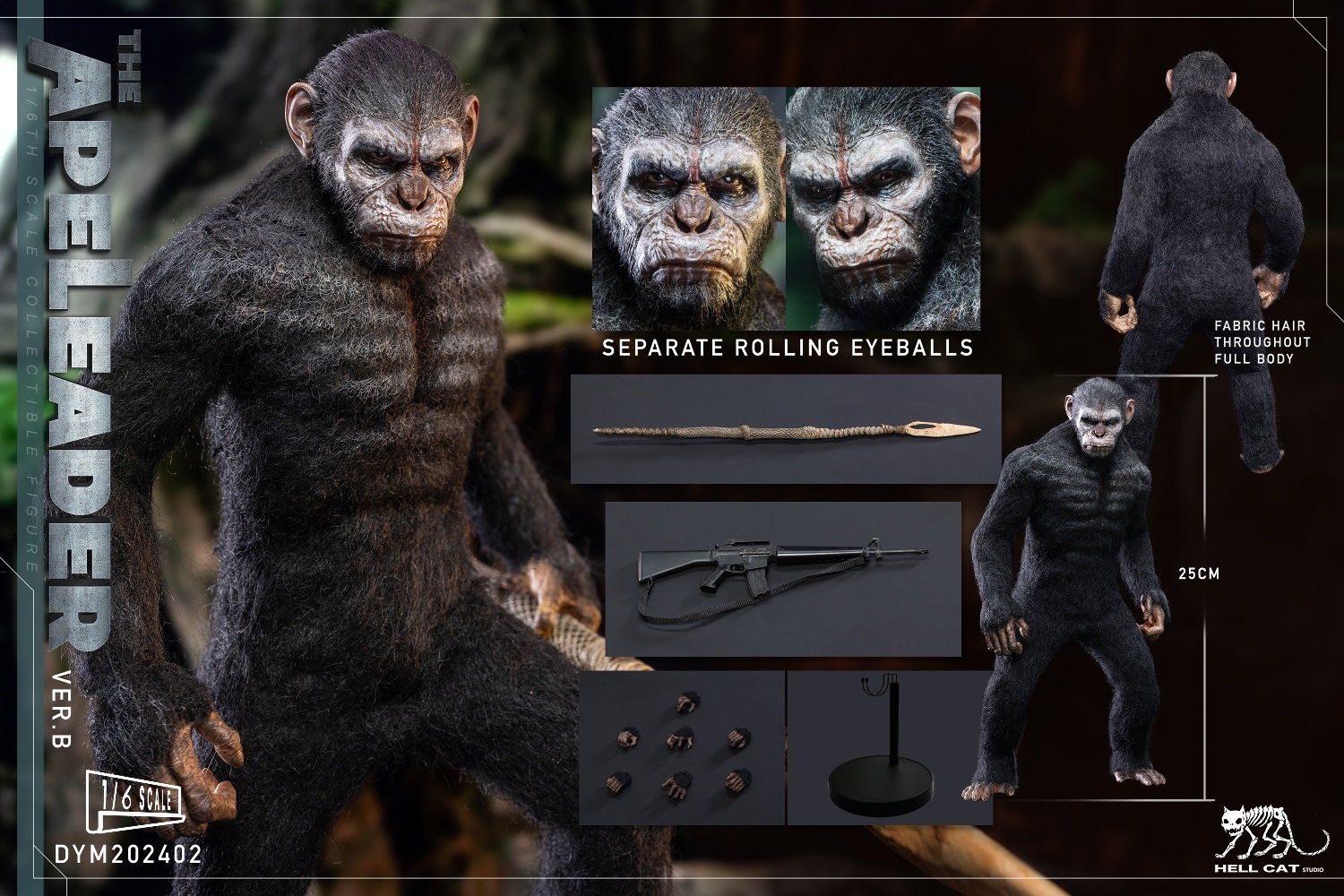 予約 Hellcat 1/6 エイプ リーダー DYM202402B Ape Leader Collectible