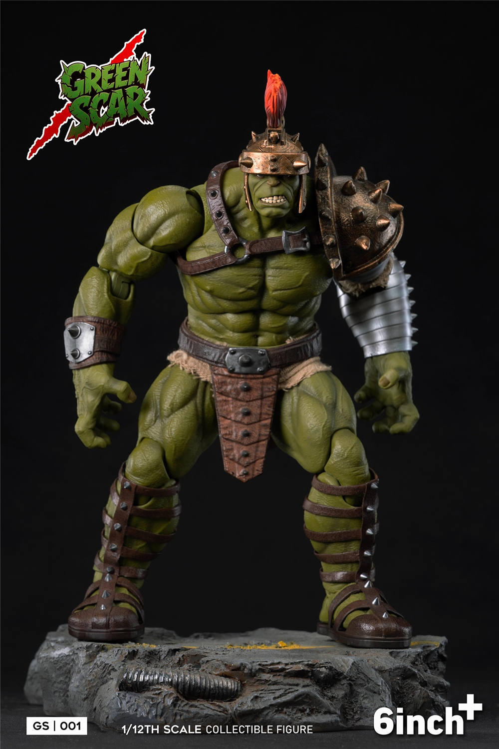 6inchplus ハルク1/12アクションフィギュア 海外製GreenScar 予約 6inchplus 1/12 グリーンスカー GS001 Greenscar Action Figure