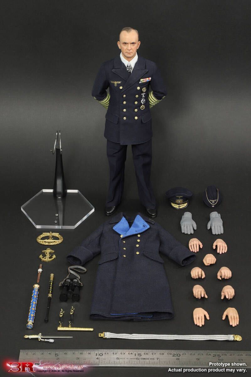 カールデーニッツ　KARL DONITZ 3R フィギュア 3R 1/6 WW2 ドイツ 国防大臣 カール デーニッツ 未開封新品 GM654