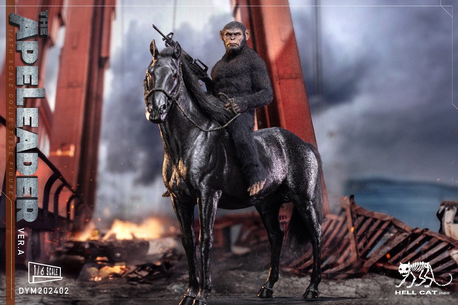 予約 Hellcat 1/6 エイプ リーダー 専用 ホース スタチュー 戦馬