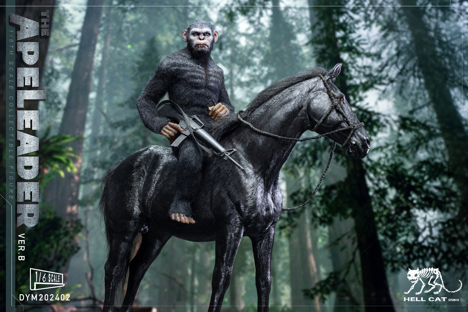 予約 Hellcat 1/6 エイプ リーダー 専用 ホース スタチュー 戦馬