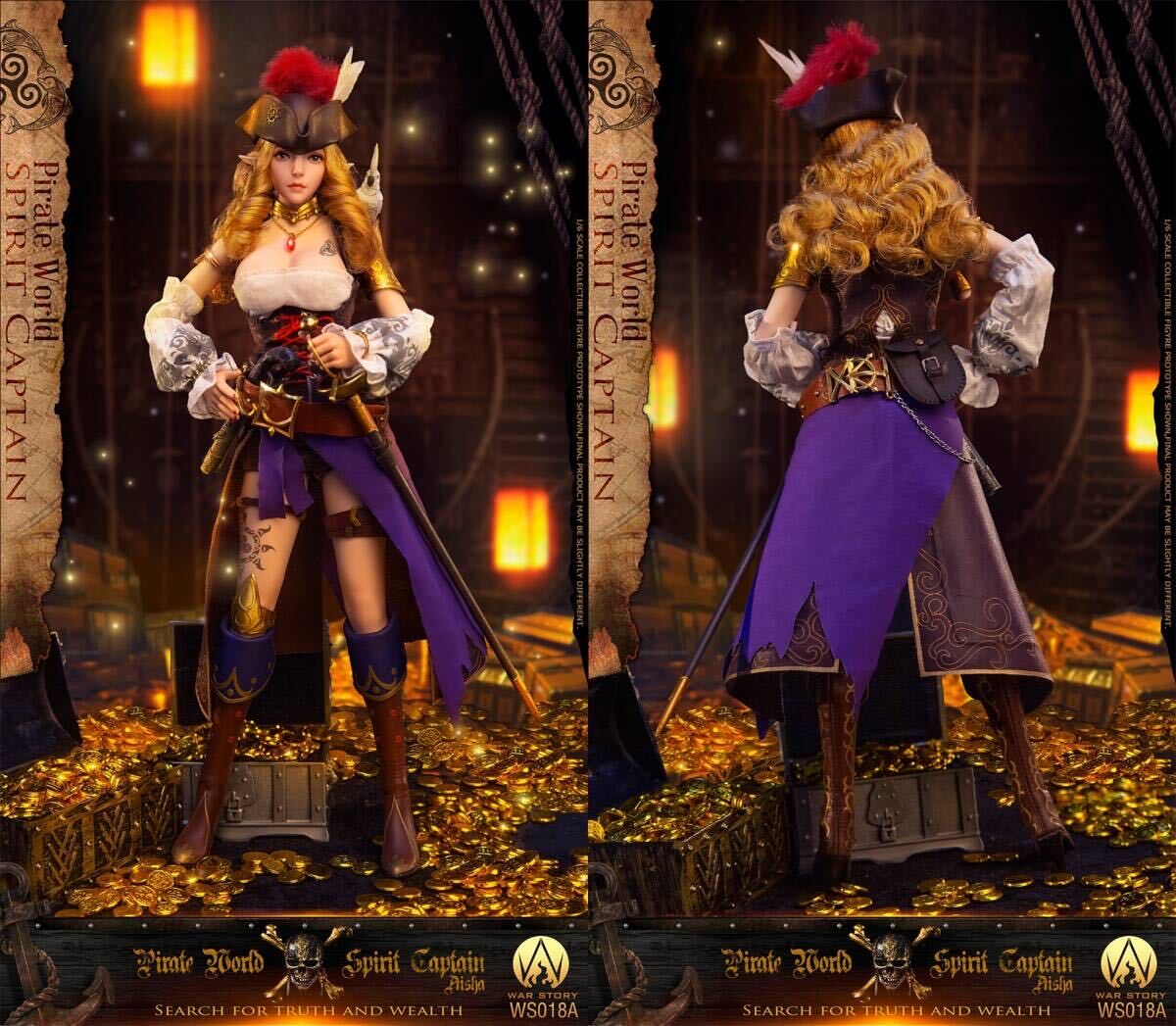 WAR STORY 1/6 エルフ キャプテン エルサ  WS018A WAR STORY 1/6 エルフ キャプテン エルサ WS018A Captain Elsa | WAR