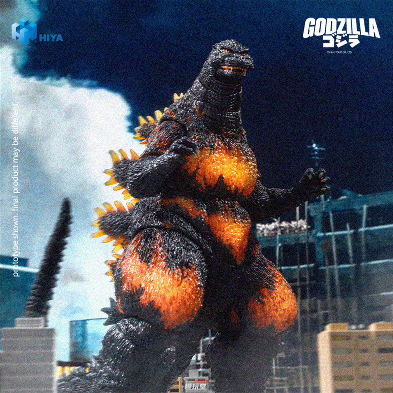 ギガンティックシリーズ ゴジラ 1995 バーニング デストロイア フィギュア 予約 HIYA 『ゴジラ vs デストロイア（1995）』 バーニングゴジラ
