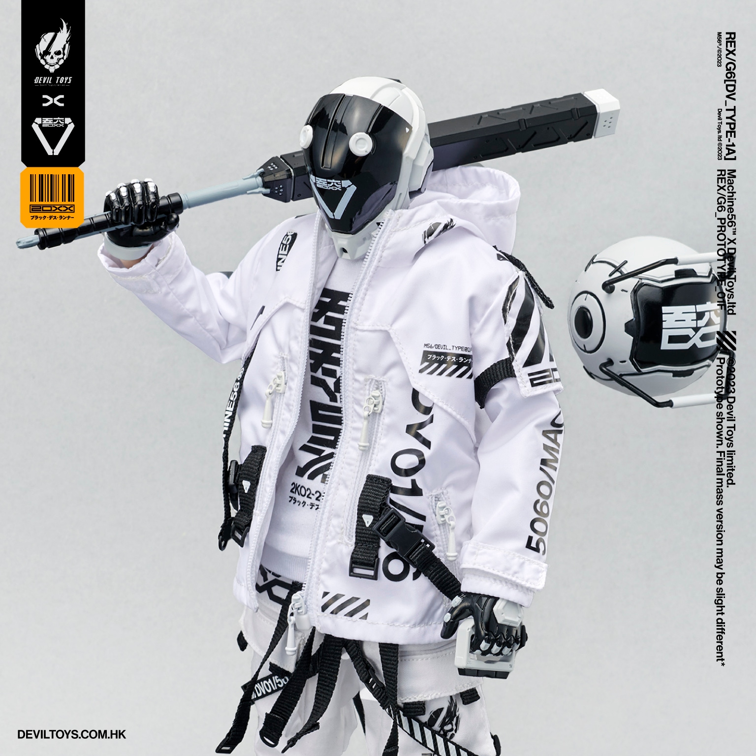 予約 Devil Toys X Machine 56 1/6 REX/G6 WHITE Regular Edition 通常