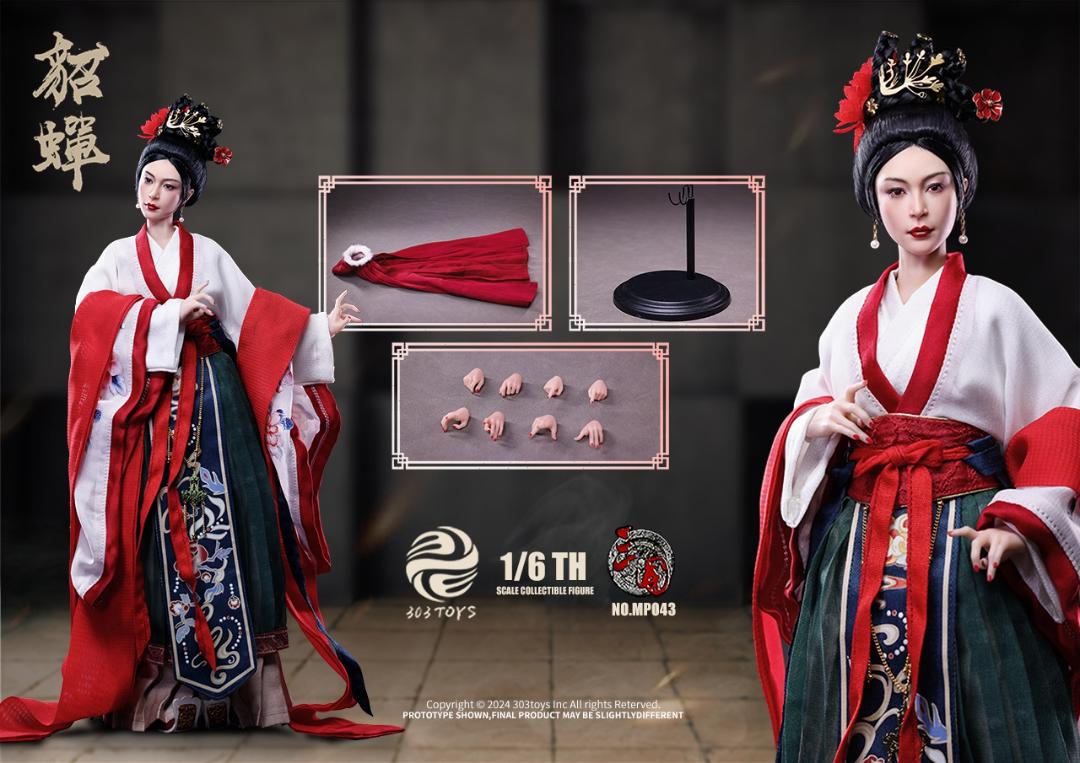 303TOYS 1/6 『三国志シリーズ』貂蝉 植毛.Ver MP043 Three Kingdoms