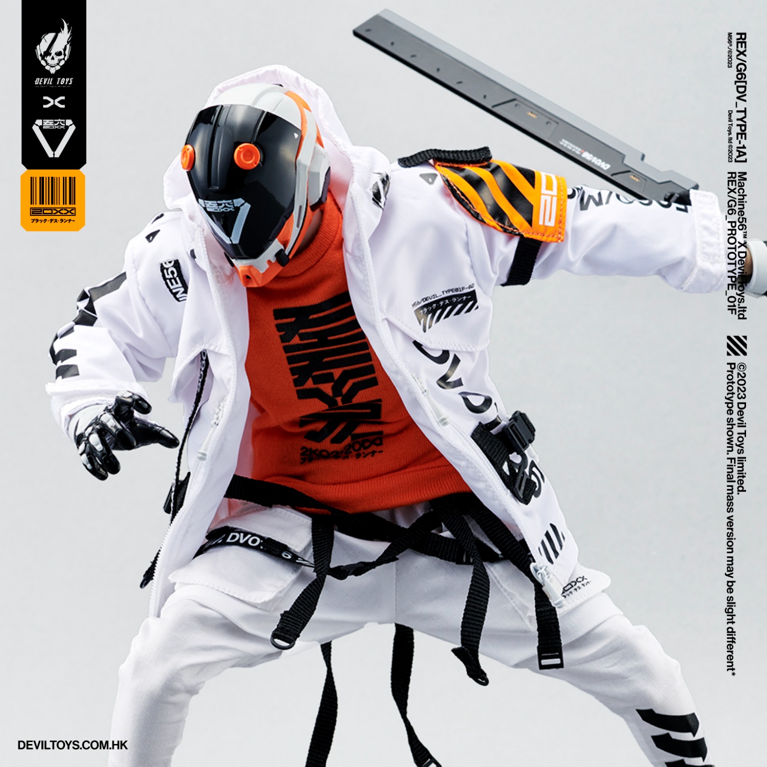 予約 Devil Toys X Machine 56 1/6 REX/G6 WHITE Regular