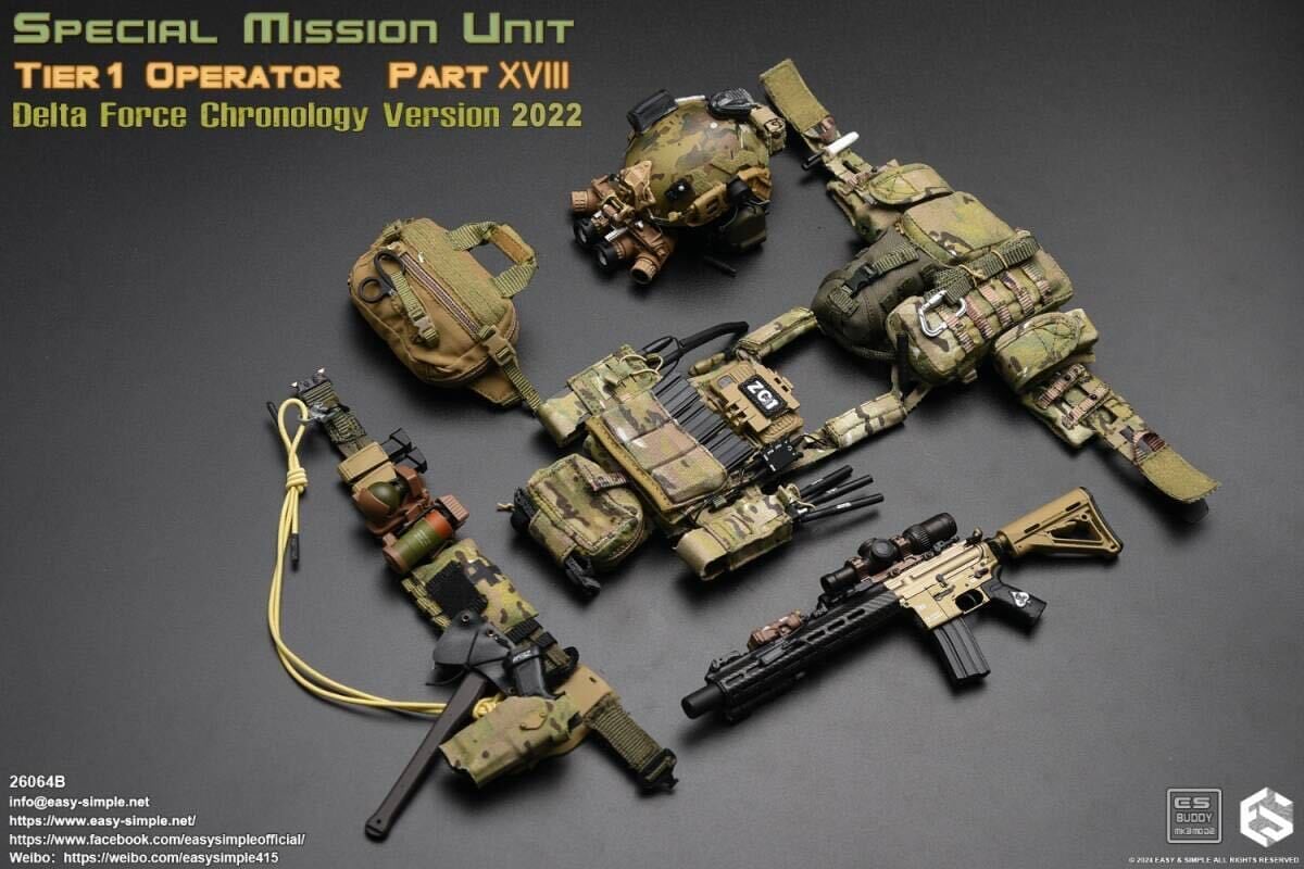 Easy&Simple 1/6 Special Mission Unit Tier1 Operator Part XVIII
