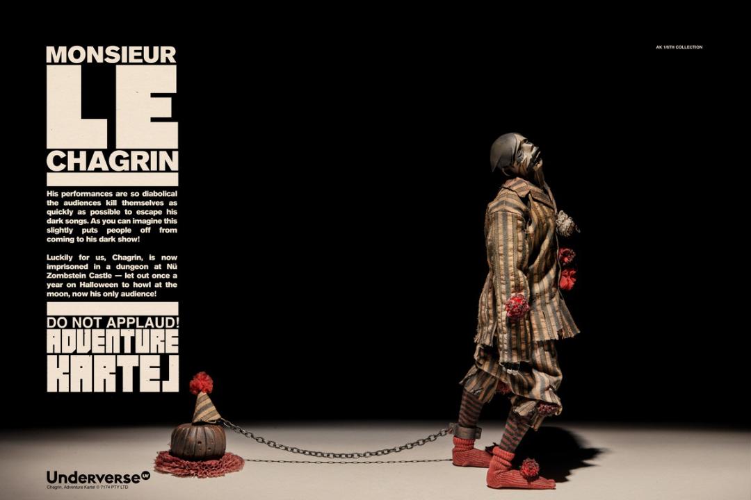 Underverse 1/6 Adventure Kartell MONSIEUR CHAGRIN Ashley Wood
