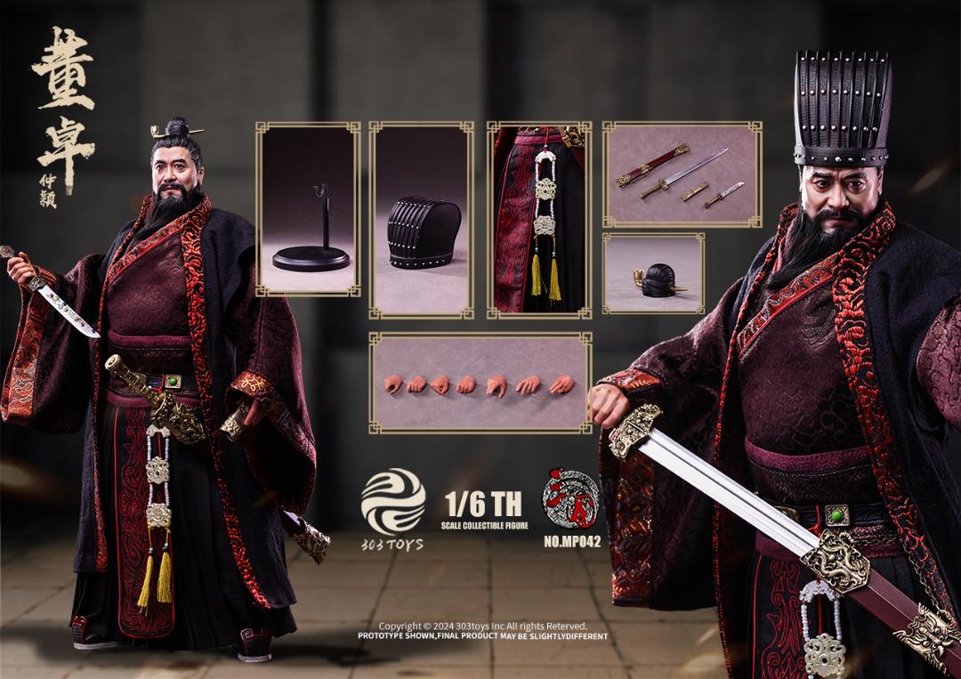 303TOYS 1/6 『三国志シリーズ』太師 董卓 仲 MP042 Three Kingdoms