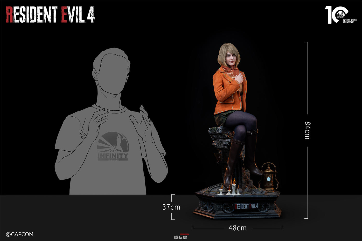 予約 Infinity Studio 1/2 『バイオハザード RE:4』 アシュリー