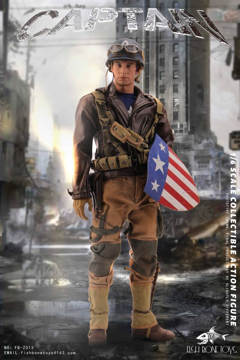 FISH BONETOYS 1/6 アメリカ WW2 キャプテン 未開封新品 FB-Z013