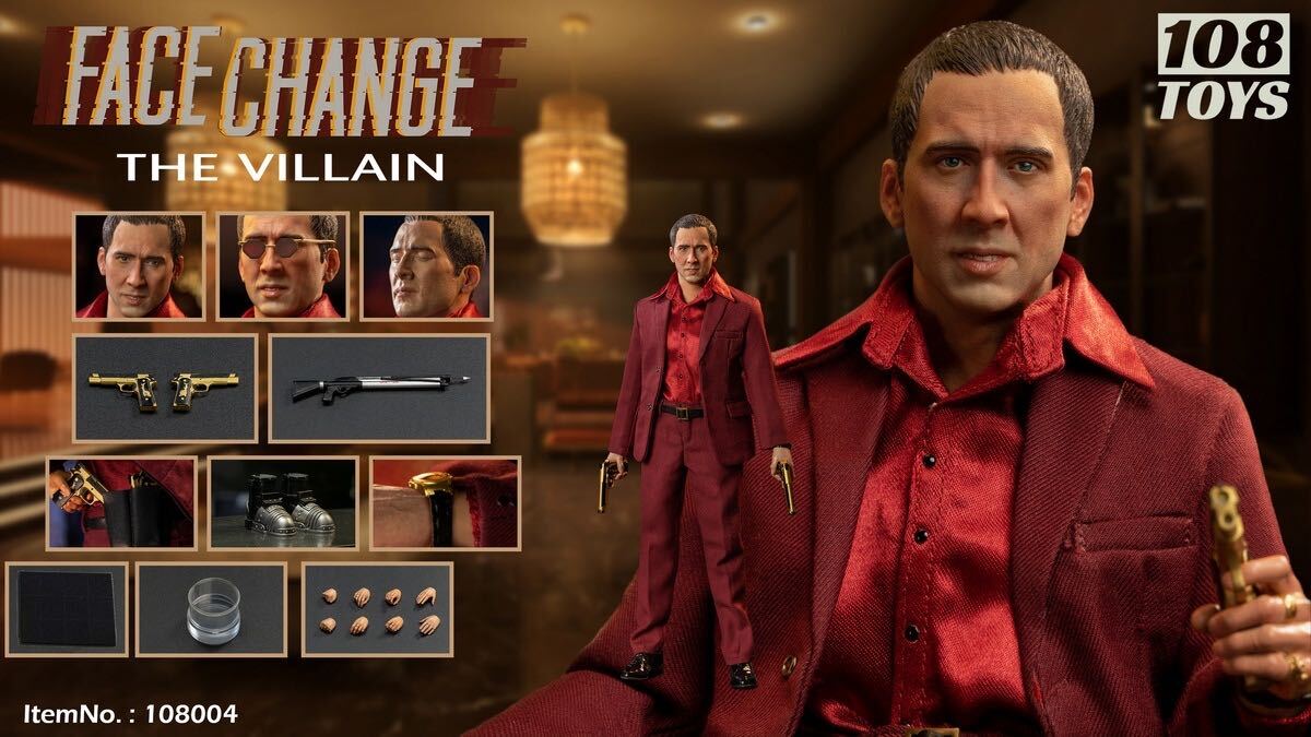 108TOYS 1/6 フェイスオフ 未開封新品 108004 ニコラス ケイジ The