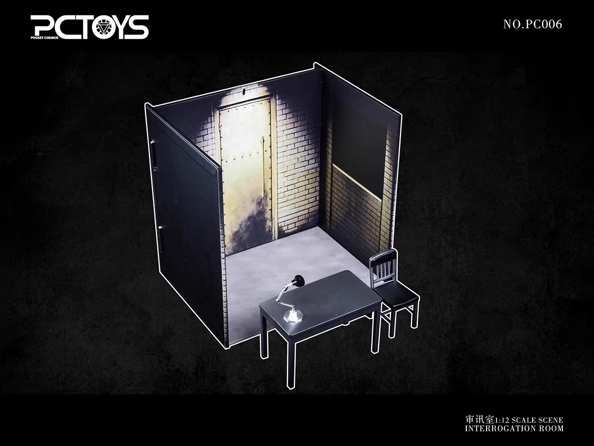 予約 PCTOYS 1/12 取調室セット PC006 Interrogation Room Set Action