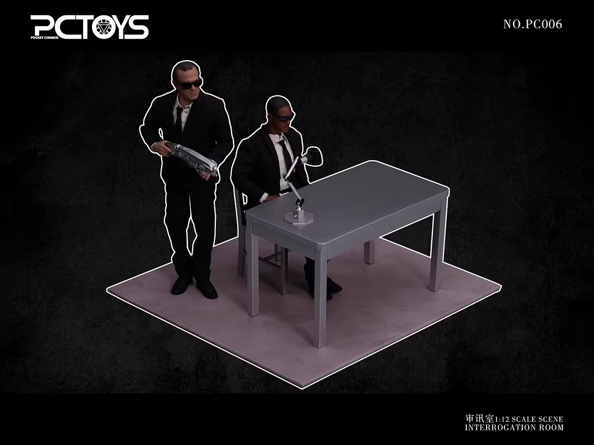 予約 PCTOYS 1/12 取調室セット PC006 Interrogation Room Set Action