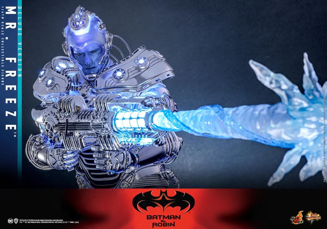 バットマン＆ロビンMr. Freeze　3点セット　25年以上前の商品です！ ホットトイズ 1/6 『バットマン & ロビン』 Mr.フリーズ DX版 ボーナス