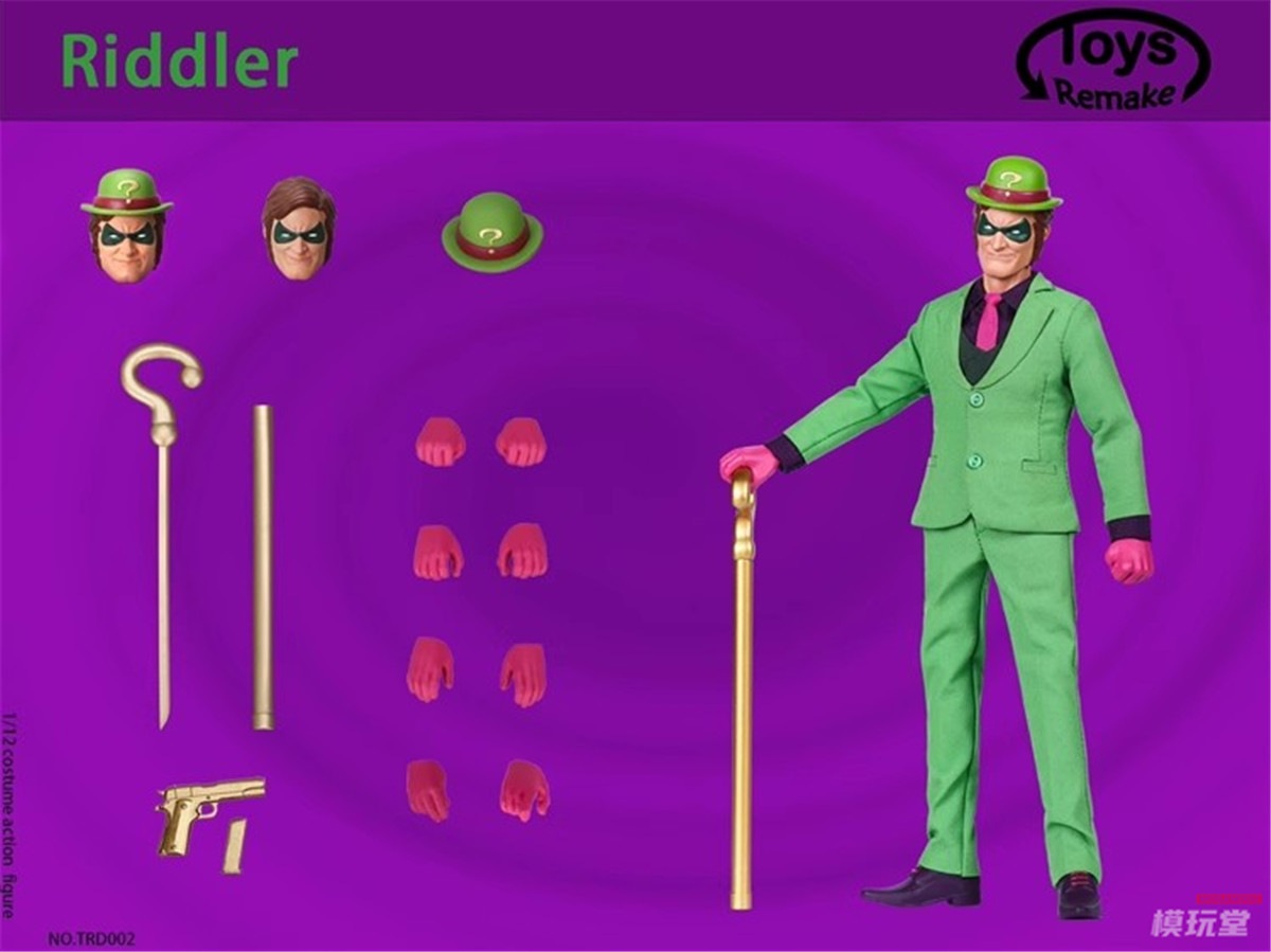 予約 ToysRemake 1/12 リドラー TRD002 Riddler Action Figure 