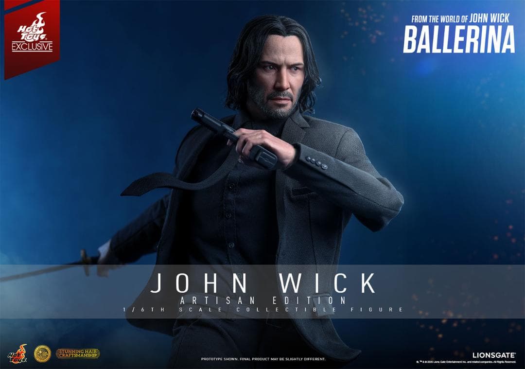 『バレリーナ』1/6スケールフィギュア ジョン・ウィック アルチザン ホットトイズ 1/6 アルチザン 『バレリーナ：The World of John Wick