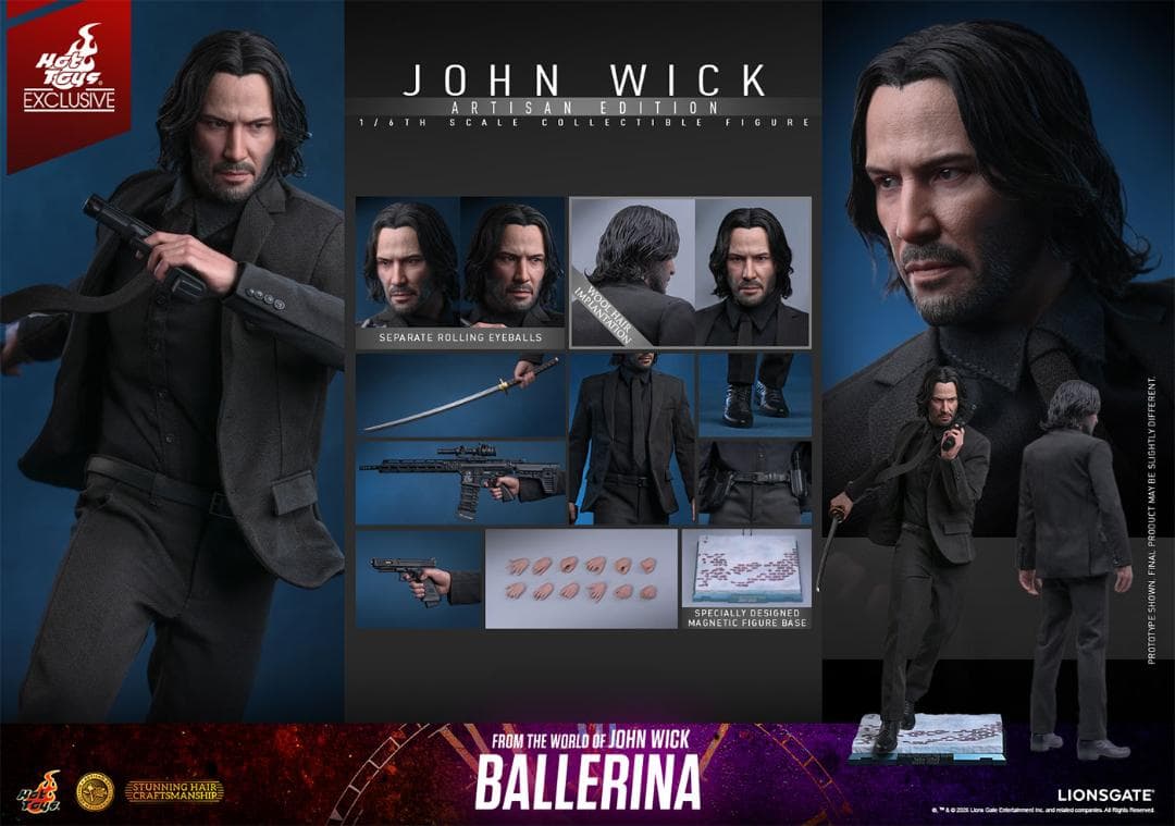 ホットトイズ 1/6 アルチザン 『バレリーナ：The World of John Wick