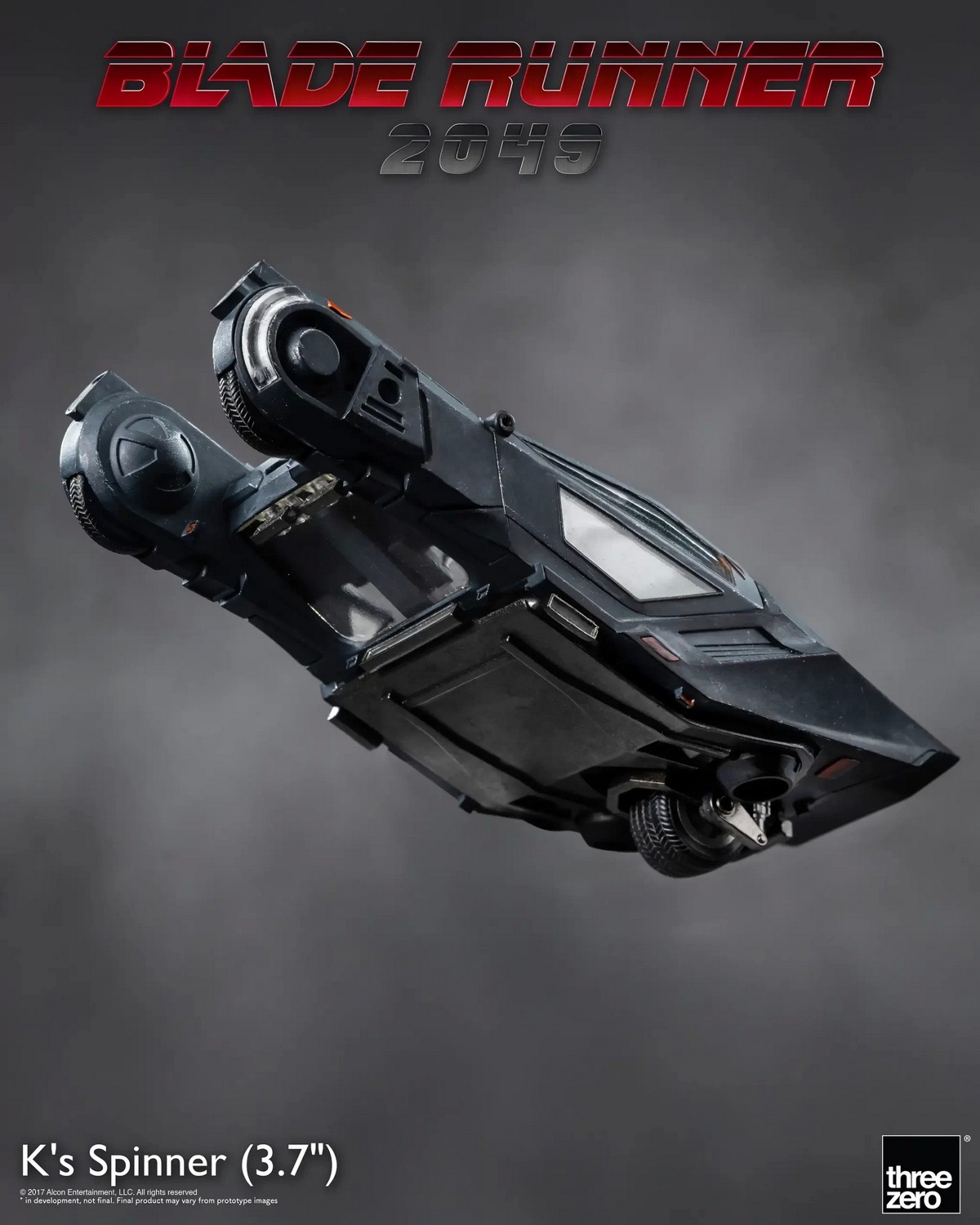 Kのスピナー ブレードランナー スリーゼロ threezero 3.7インチ ブレードランナー 2049 Kのスピナー Blade Runner