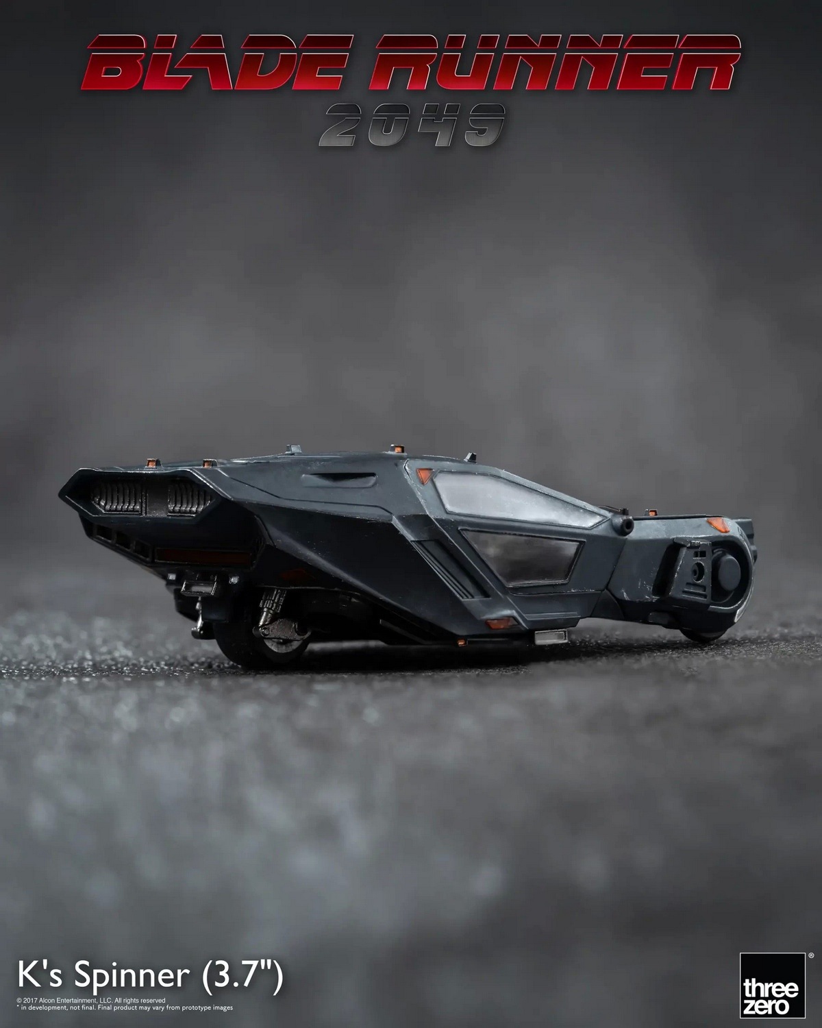 threezero 3.7インチ ブレードランナー 2049 Kのスピナー Blade Runner