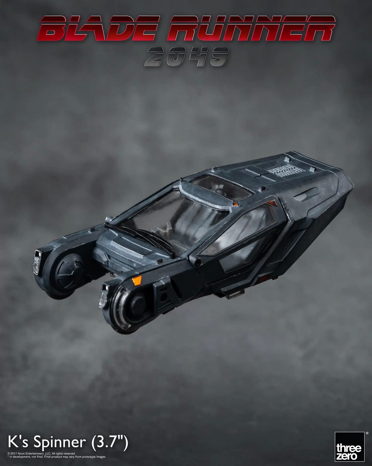 threezero 3.7インチ ブレードランナー 2049 Kのスピナー Blade Runner