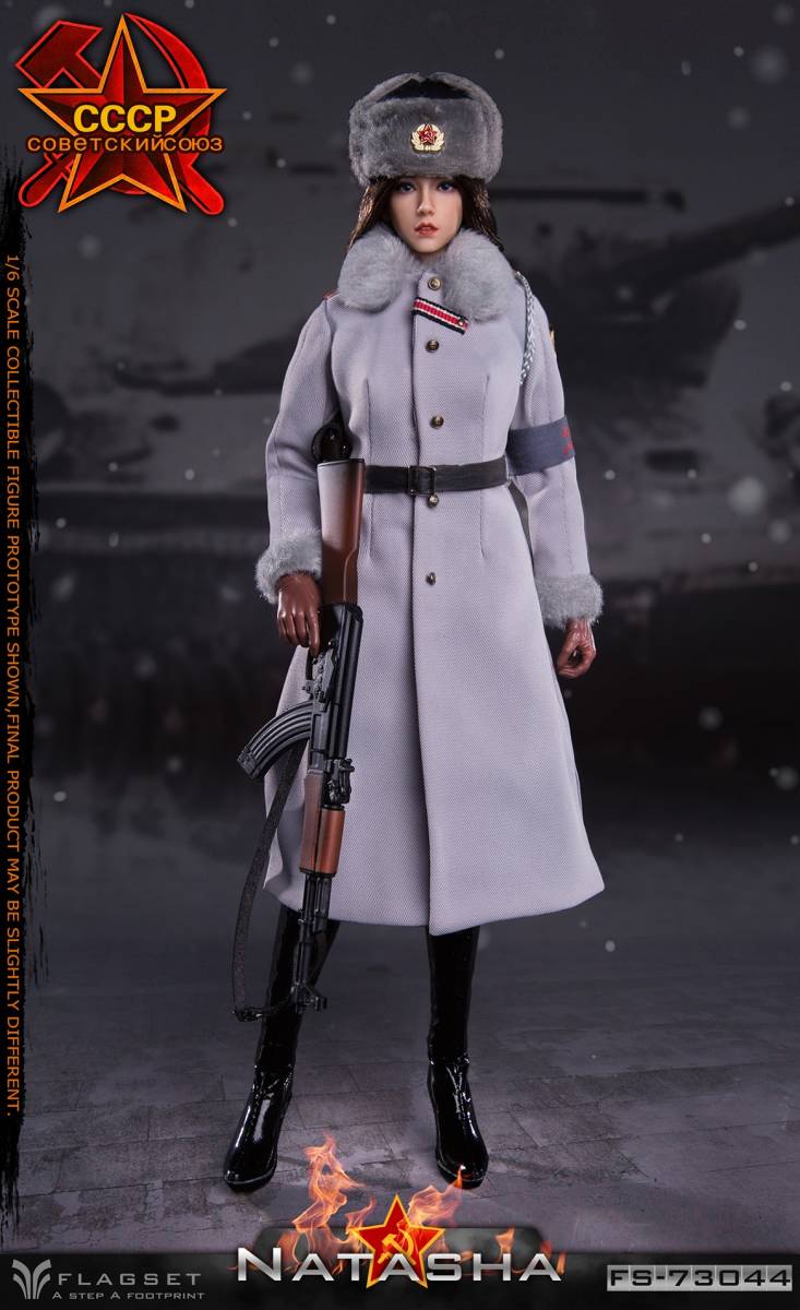 FLAGSET 1/6 ソビエト連邦 美人将校 ナターシャ 2.0 アップグレー FLAGSET 1/6 ソビエト連邦 美人将校 ナターシャ 2.0