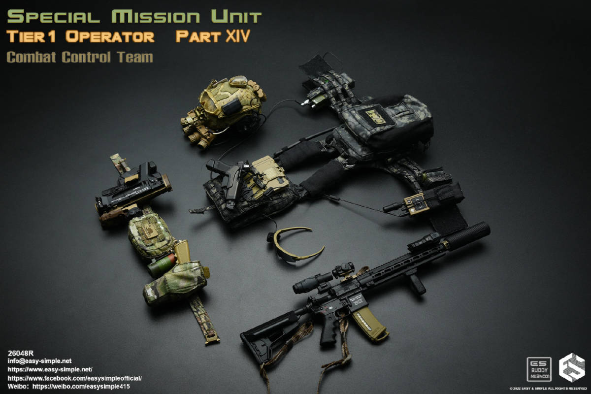EASY&SIMPLE 1/6 SMU Tier1 Operator Part XIV Combat Control Team 未