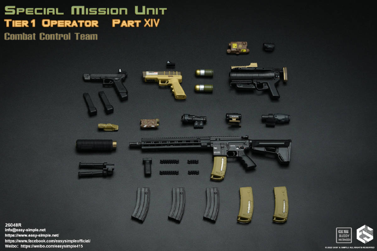 EASY&SIMPLE 1/6 SMU Tier1 Operator Part XIV Combat Control Team 未