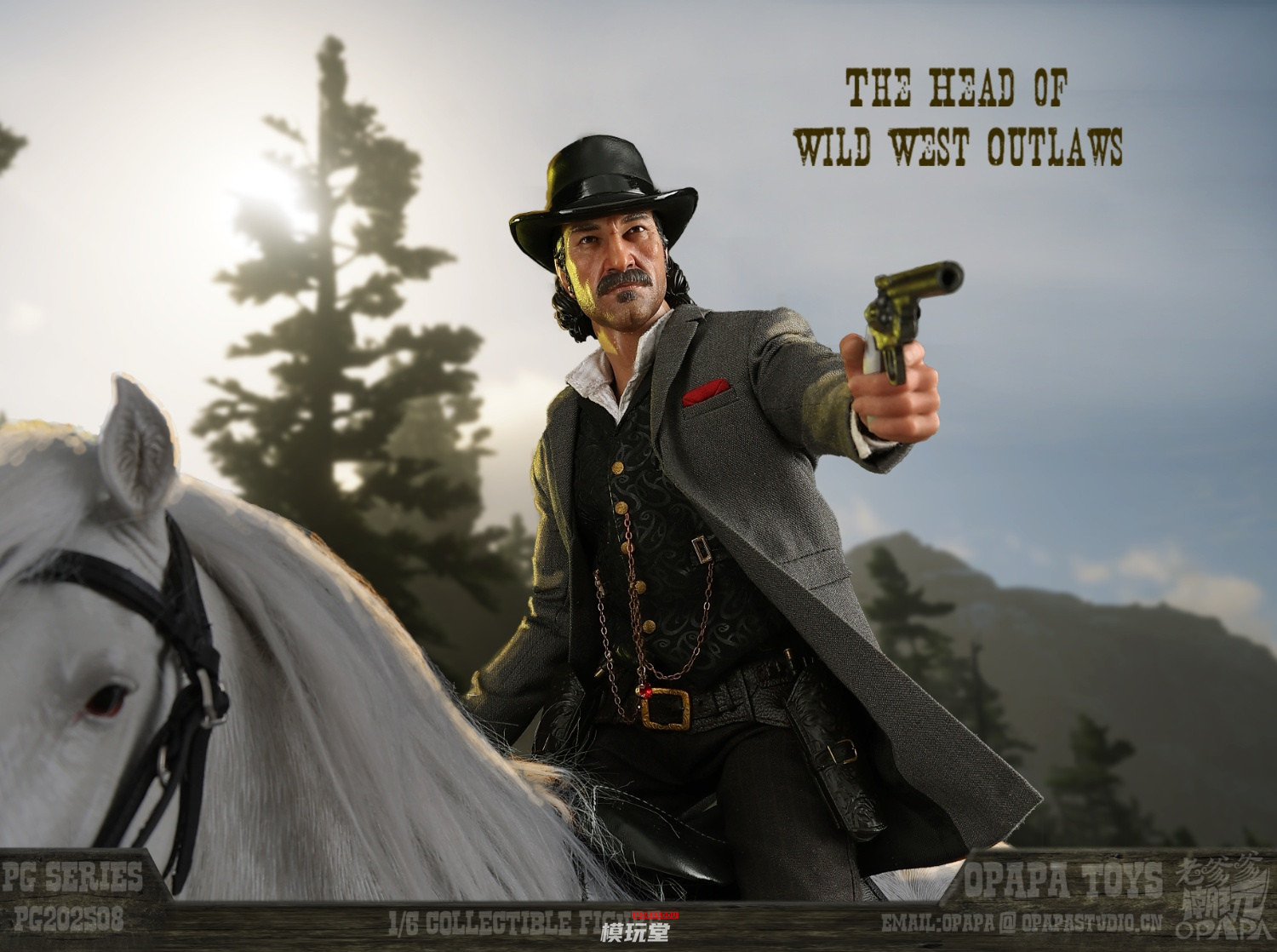 予約 OPAPA TOYS 1/6 ワイルドウエスト・アウトローズの首領