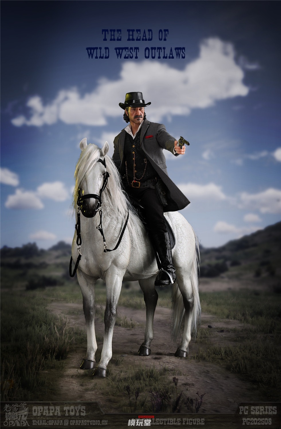予約 OPAPA TOYS 1/6 ワイルドウエスト・アウトローズの首領