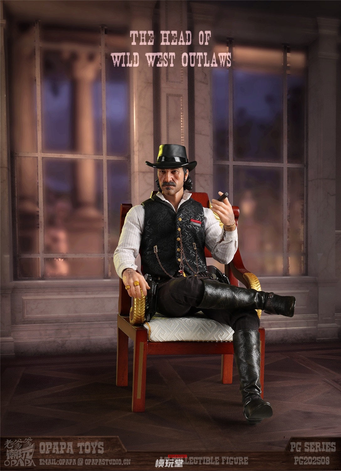予約 OPAPA TOYS 1/6 ワイルドウエスト・アウトローズの首領 PG202508